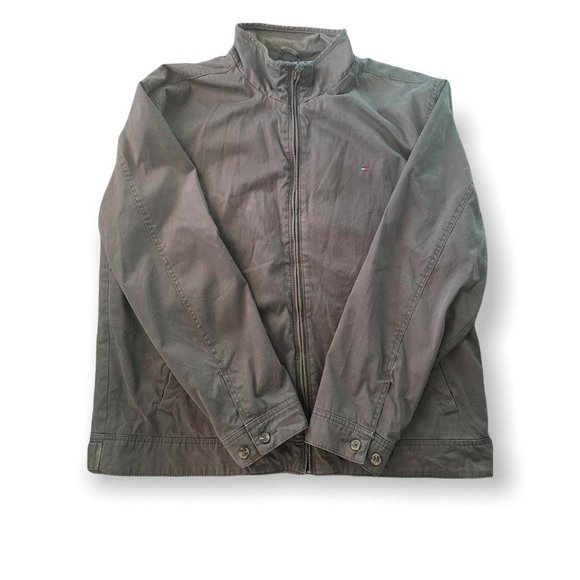 XXL Tommy Hilfiger Grey Fall Jacket - Picture 1 of 4